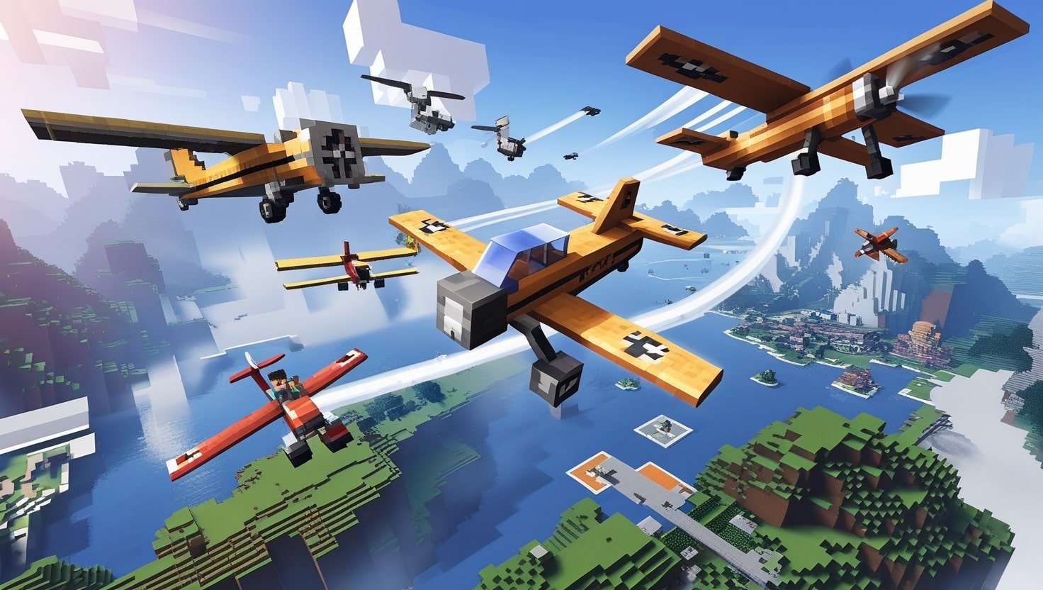 Planes Addon (1.21) – MCPE/Bedrock Mod